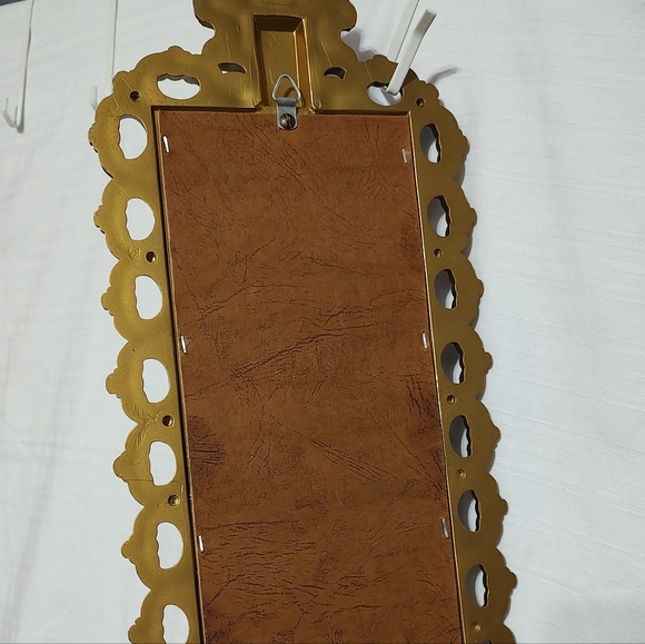 Homco Dart 1972 ornate smokey gray mirrored wall candleholders - Picture 12 of 14